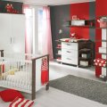 Мебельный гарнитур для новорожденного: детская кроватка, шкаф, комод, стеллаж